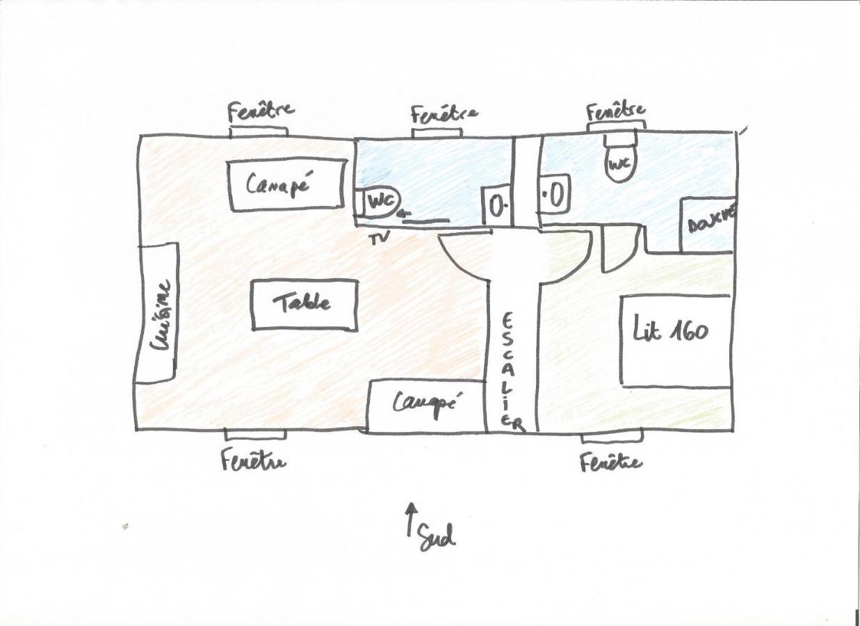 Residence Des 3 Iles, En Plein Centre-Ville, A 5 Min Des Plages, 3 Appartements Neufs Étables Buitenkant foto